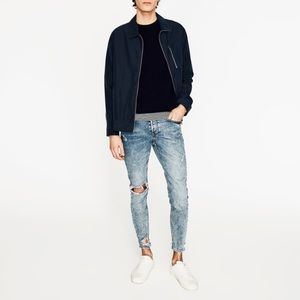 Distressed Zara skinny jeans